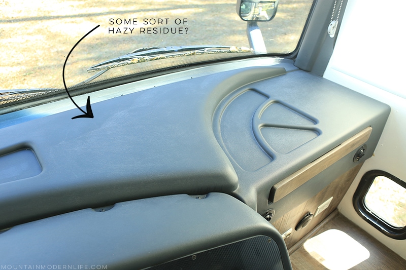 Painted RV Dashboard Update 9 Months Later