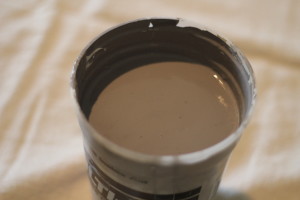 Chalk paint coffee table. Here is my first attempt at homemade chalk paint so I could skip the sanding and get to painting right away! UpcycledTreasures.com