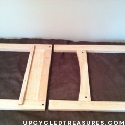 DIY Sunbleached Stain Nightstands - Looking for something beachy and outside the box, look no further! UpcycledTreasures.com