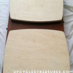 DIY Sunbleached Stain Nightstands - Looking for something beachy and outside the box, look no further! UpcycledTreasures.com