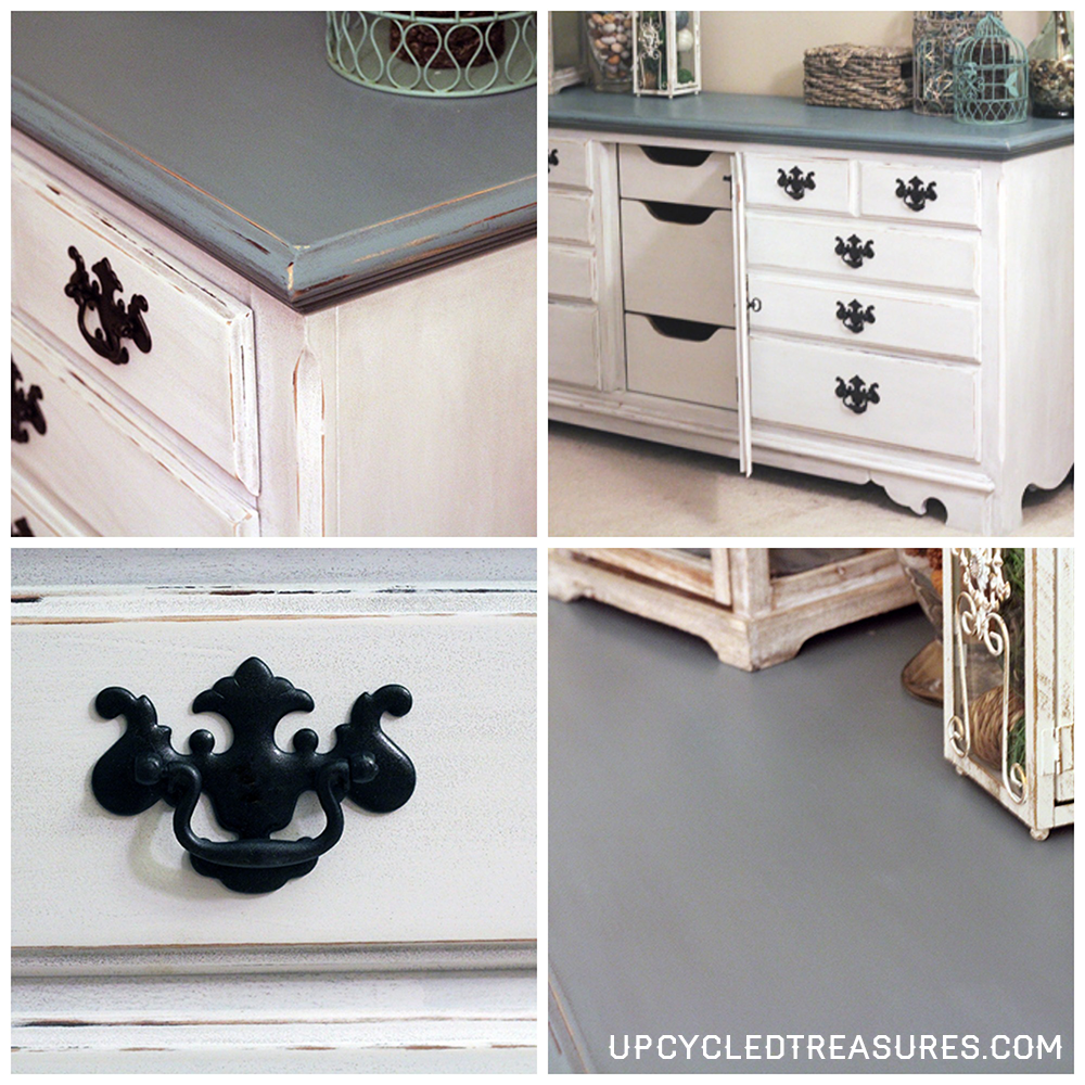 Oh My Goodness! If you are looking to add a coastal feel to your home you have to check out this DIY Coastal Cottage Dresser! UpcycledTreasures.com