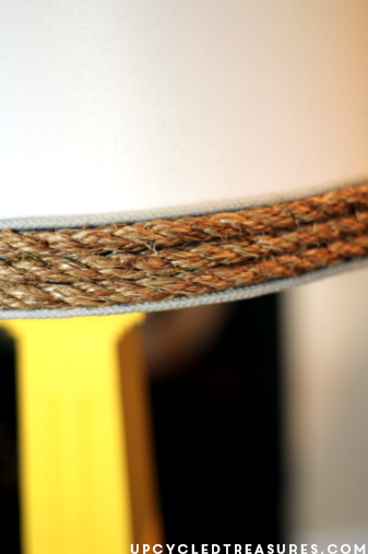 Here is a tutorial on how to make your own DIY Nautical Rope Lamp Shade and how I was able to recover from a Pinterest FAIL. UpcycledTreasures.com