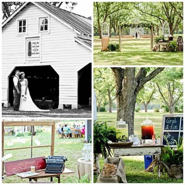 Rustic Chic Barn Wedding Venues in Upcycled Treasures