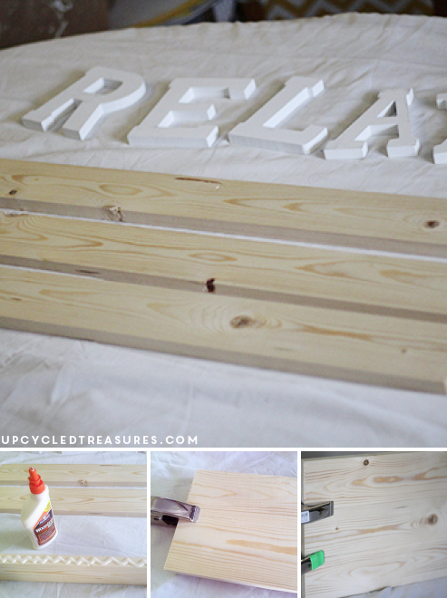 Looking for something to make for your home? Check out how easy it is to make a DIY wood sign and rope candle holders! UpcycledTreasures.com