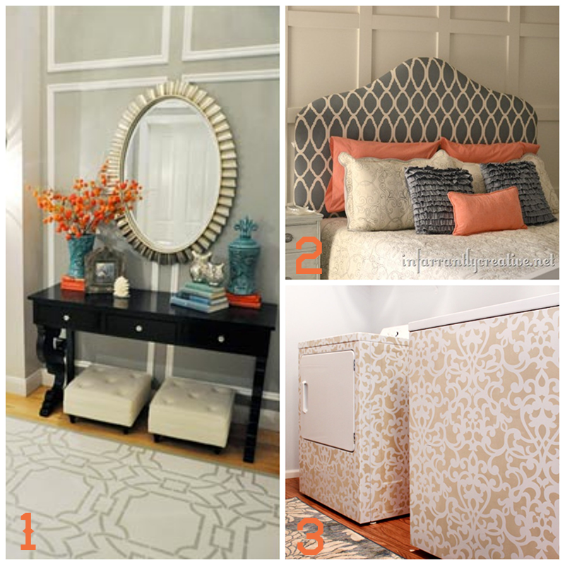 16 Creative DIY Stencil Projects Upcycled Treasures