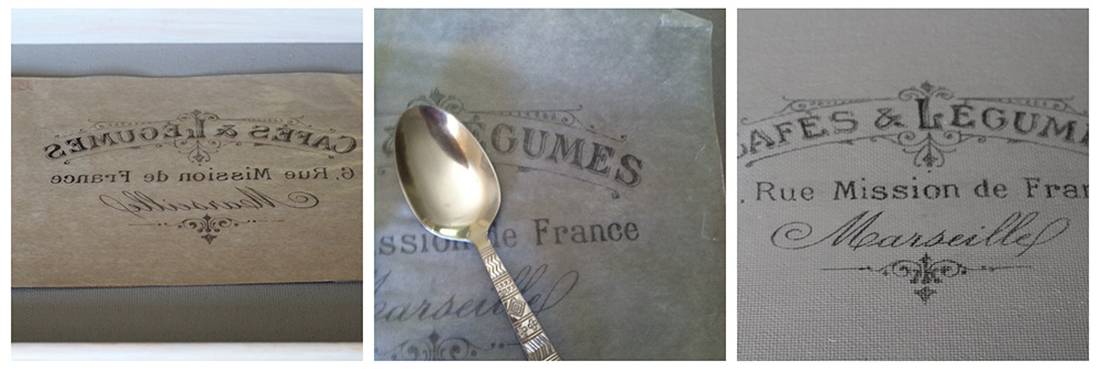 DIY French Cottage Tray - Tutorial on how to turn a plain Ikea tray into a French Cottage style tray using wax paper transfer! UpcycledTreasures.com