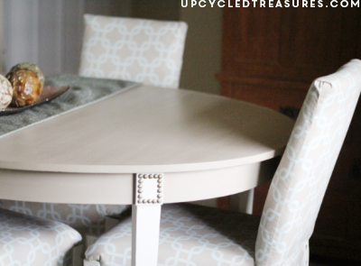 If you haven't seen this makeover, you need too! It highlights how to go about making over a French cottage dining table. UpcycledTreasures.com