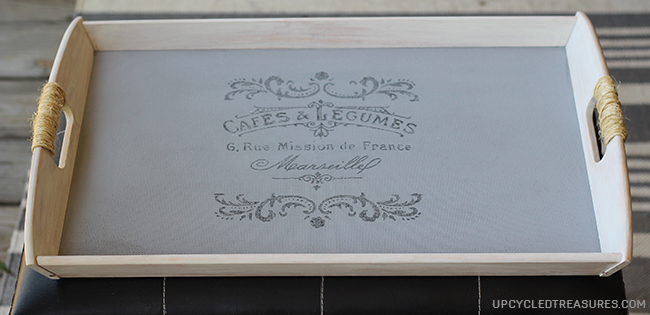 DIY-french-country-tray-makeover-rope-handles