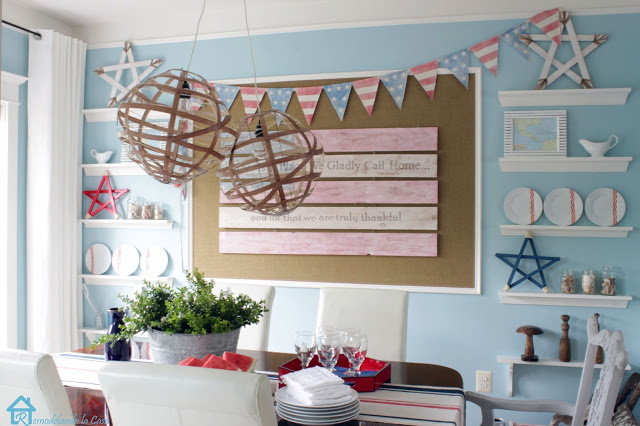 Patriotic dining room