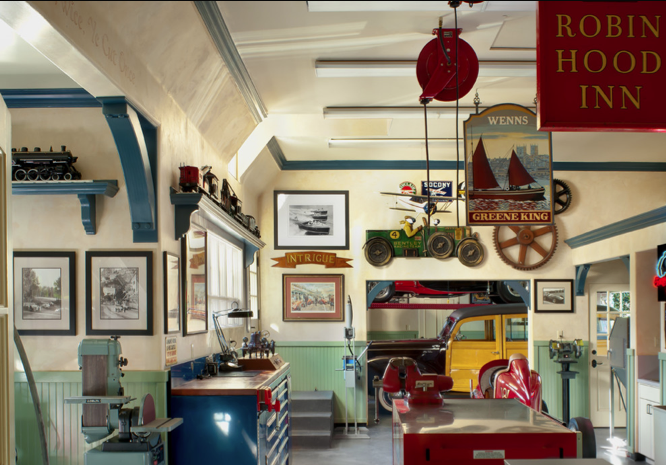 Awesome Man Cave Ideas upcycledtreasures.com