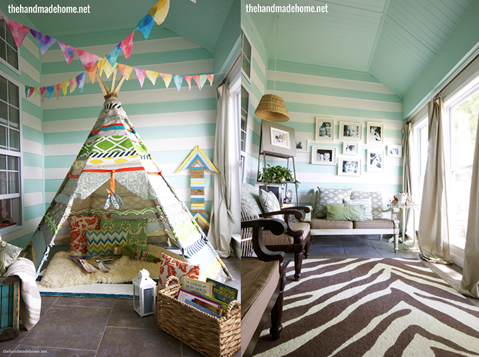 7 Inspiring Summer Spaces veranda-renovation-diy-teepee-the-handmade-home