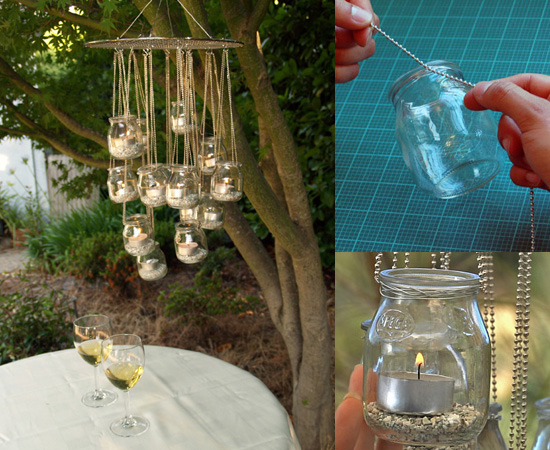 Creative Ways to Light up Mason Jars upcycledtreasures.com