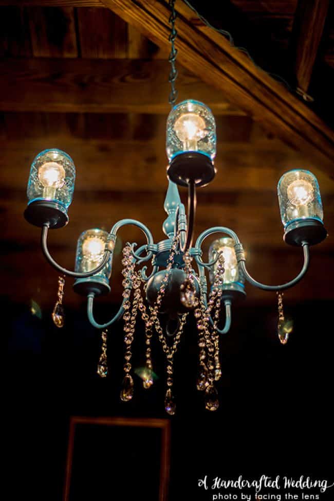Mason Jar Chandelier | MountainModernLife.com