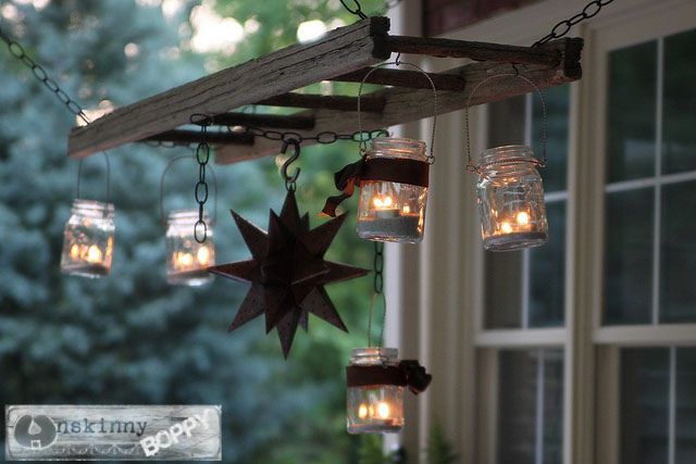 Creative Ways to Light up Mason Jars upcycledtreasures.com