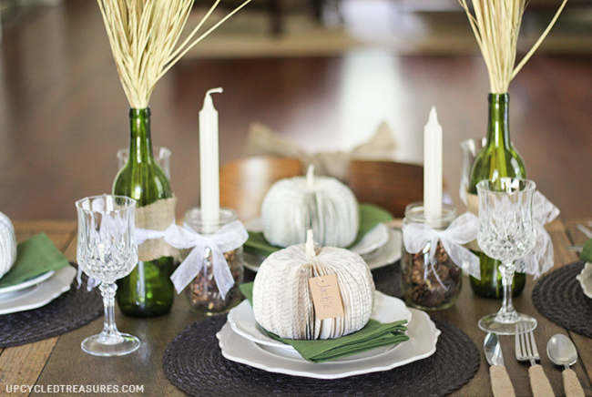 Looking for some neutral and rustic table decor inspiration this Thanksgiving? Check out these Fall Tablescape Ideas