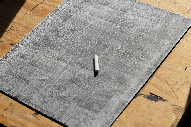 DIY Chalkboard Lettering Transfer - See how easy it can be to Transfer Designs onto Chalkboards using your printer! MountainModernLife.com