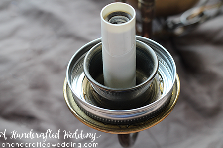 Have an old chandelier just sitting around? Well, turn that thrift shop chandelier into a DIY Mason Jar Chandelier! MountainModernLife.com