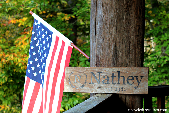 Looking for a thoughtful gift idea? See how easy it is to create this Family Established Monogram Wooden Sign using your Printer! MountainModernLife.com