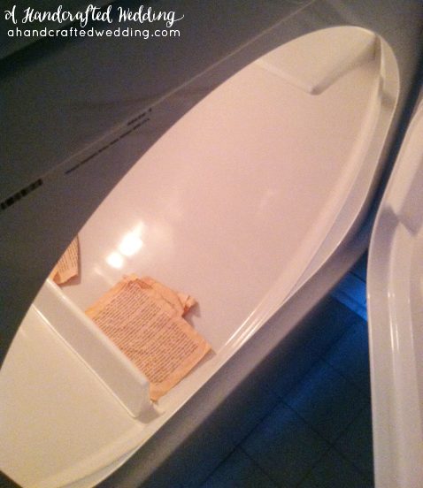 How to make Book Page Flowers for Boutonnieres. Create flowers for using dyed book pages for a vintage inspired wedding. MountainModernLife.com