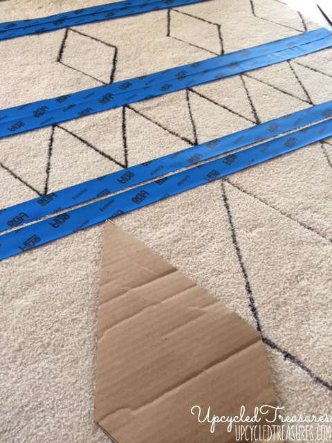 Can you believe this was done using a sharpie? Check out how you can create a DIY Sharpie Rug to match your very own style! UpcycledTreasures.com