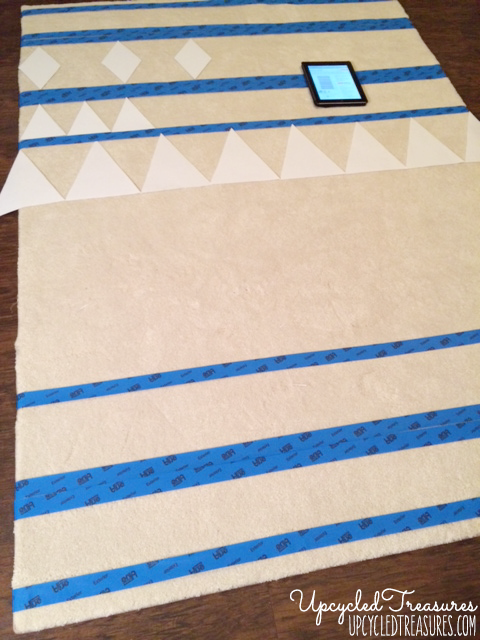 Can you believe this was done using a sharpie? Check out how you can create a DIY Sharpie Rug to match your very own style! UpcycledTreasures.com