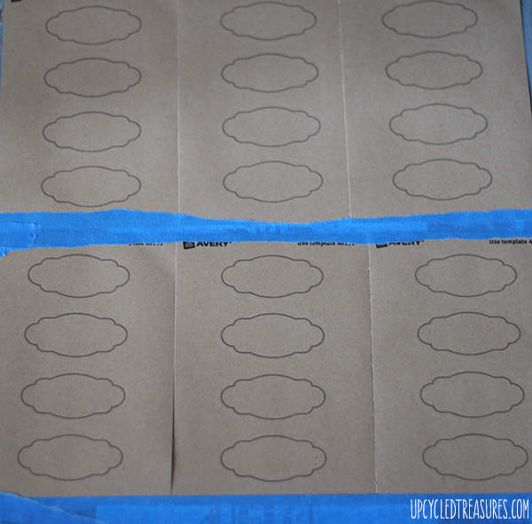 Easy Peasy DIY Chalkboard Labels - How to create your own Chalkboard Labels using chalkboard paint and plain labels or stickers! MountainModernLife.com