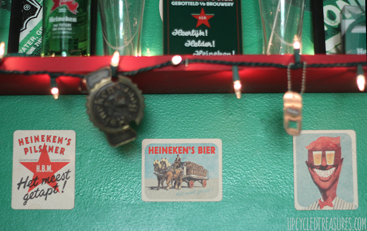 The Heineken Man Cave - Inspired by the Heineken Closet Commercial - UpcycledTreasures.com