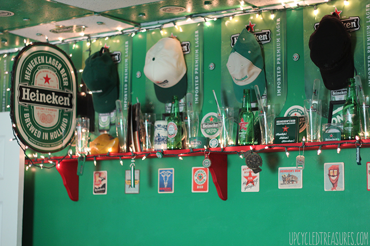 The Heineken Man Cave - Inspired by the Heineken Closet Commercial - UpcycledTreasures.com