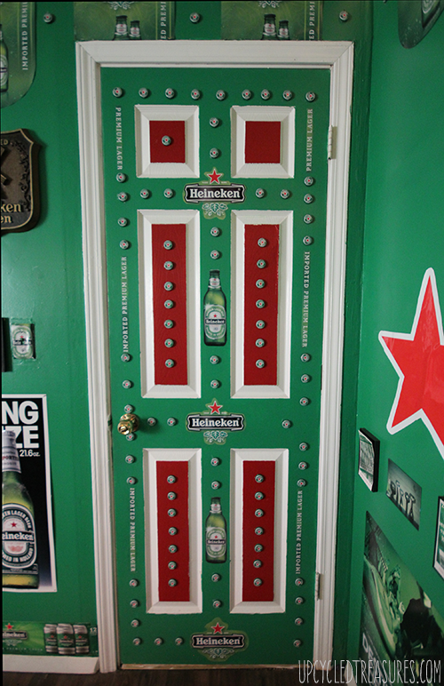 The Heineken Man Cave - Inspired by the Heineken Closet Commercial - UpcycledTreasures.com