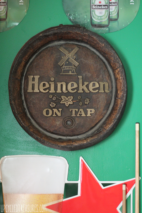 The Heineken Man Cave - Inspired by the Heineken Closet Commercial - UpcycledTreasures.com