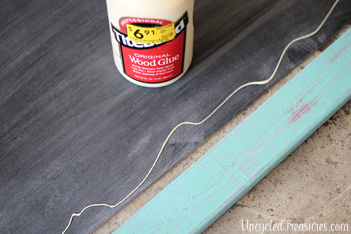 See how easy it is to make a giant chalkboard using DIY chalkboard paint which can be used in a home office, play room, or kitchen! MountainModernLife.com See how easy it is to make a giant chalkboard using DIY chalkboard paint which can be used in a home office, play room, or kitchen! MountainModernLife.com