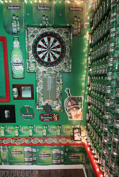 The Heineken Man Cave - Inspired by the Heineken Closet Commercial - UpcycledTreasures.com