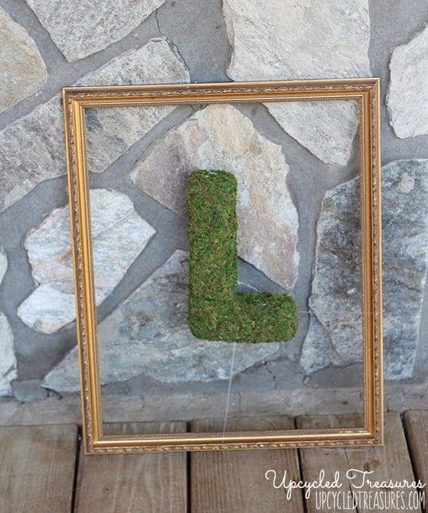 How to Create Floating Moss Letters for your Wedding Reception! Add a whimsical touch to your big day with this DIY wedding project! MountainModernLife.com