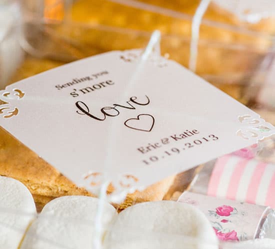 diy smore kits for wedding or parties mountainmodernlife.com
