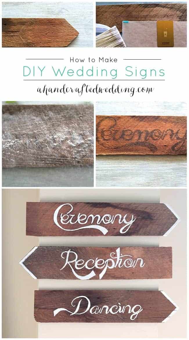 Diy Wedding Signs Mountain Modern Life