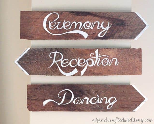 Diy Wedding Signs Mountain Modern Life