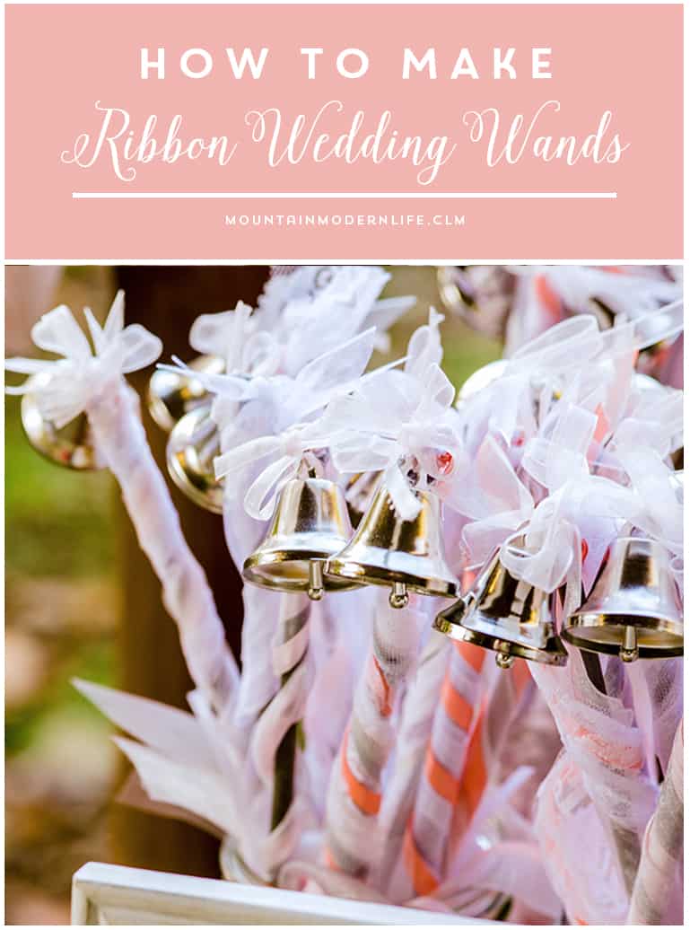 Ribbon Wedding Wands Mountain Modern Life