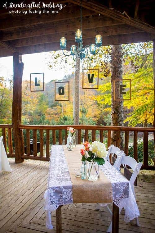 How to Create Floating Moss Letters for your Wedding Reception! Add a whimsical touch to your big day with this DIY wedding project! MountainModernLife.com