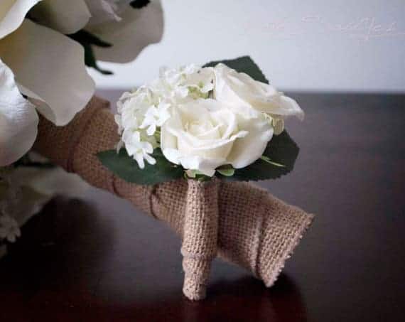 Planning a rustic, vintage, or woodland inspired wedding? Take a look at these 25 Rustic Boutonniere Ideas.