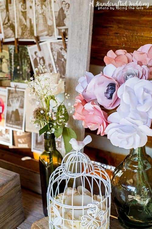 DIY Time Capsule Wedding Guestbook. Have your guests write notes on postcards then place in time capsule to be opened later. MountainModernLife.com