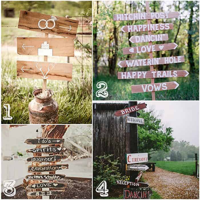 Diy Wedding Signs Mountain Modern Life