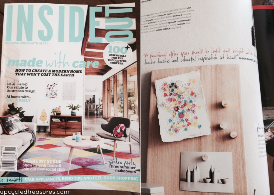 Forget those boring thumbtacks, use wood slices and paint the edges for a modern rustic look! Wood Slice Thumbtacks! MountainModernLife.com