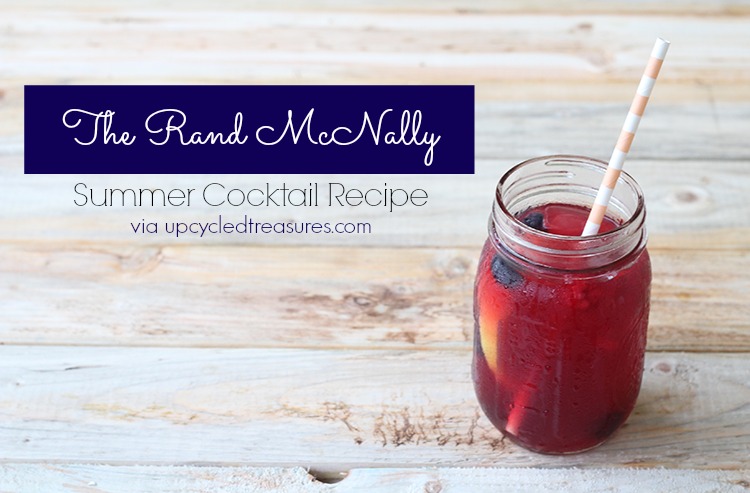 Summer-Cocktail-Recipe-Pomegranite-Juice-Lemonade-The-Rand-McNally-Upcycledtreasures