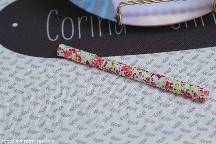 Have old pens and pencils lying around or want to spruce up some new ones? Check out how to create DIY Fabric Tape Pens & Pencils! UpcycledTreasures.com 