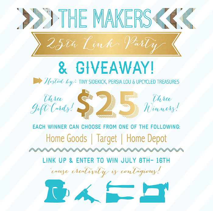 The-Makers-25th-Link-Party-and-Giveaway-Banner-upcycledtreasures