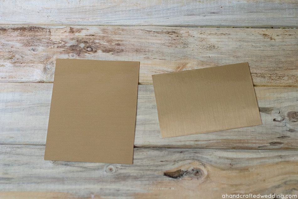 Want to add some flare to those wedding invitations? Check out how to add Gold to DIY Wedding Invitations | MountainModernLife.com