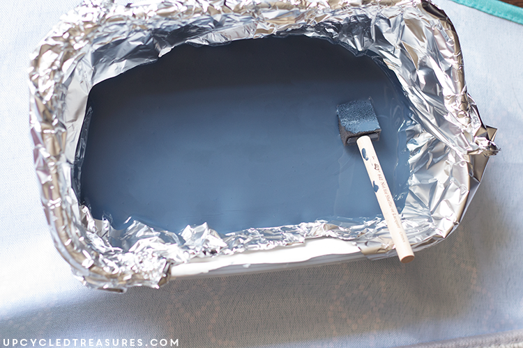 DIY Painted Rug upcycledtreasures.com