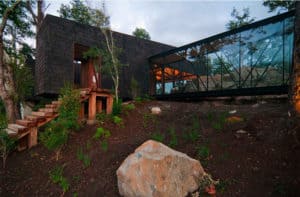 Looking for exterior home inspiration? Check out these 15 Modern Rustic Homes with Black Exteriors! MountainModernLife.com