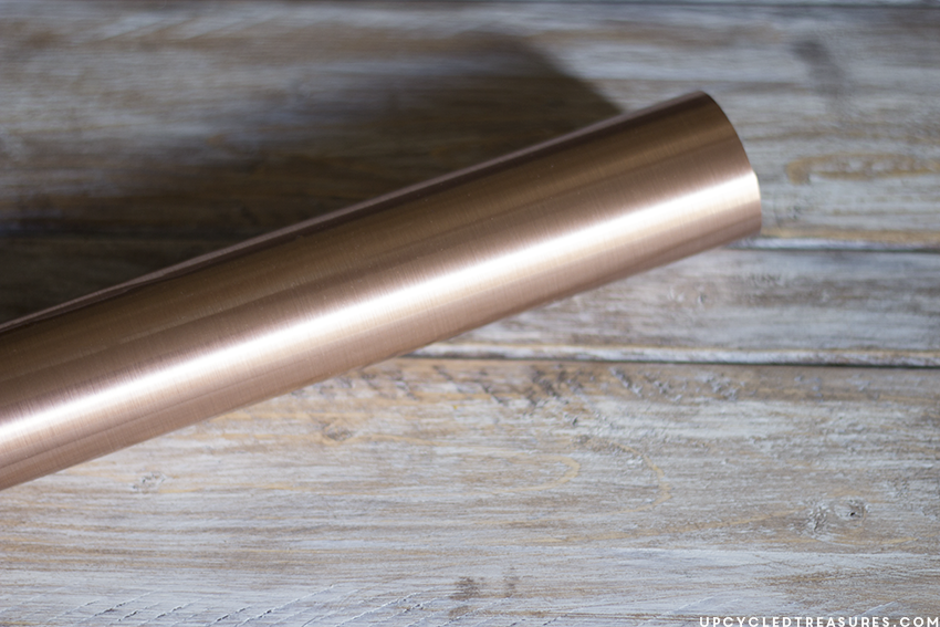 Need to spruce up a lamp? Update a lamp shade in as little as 5 minutes using contact paper and the Sizzix machine! upcycledtreasures.com