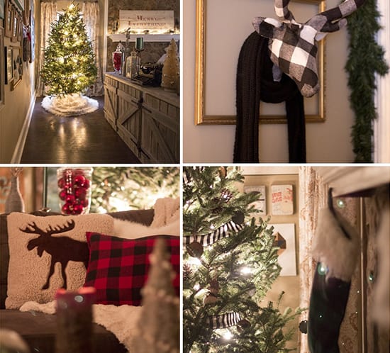 rustic woodland lodge inspired christmas mountainmodernlife.com